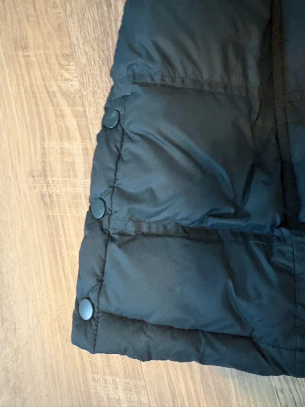 J.Jill Down Quilted Puffer Vest in Deep Teal with Sherpa Collar Size Small - Picture 8 of 15